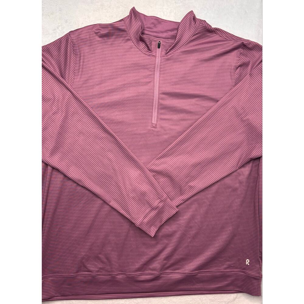 Right Of Way Men’s XXL LS 1/2 Zip Purple Pullover NWOTs